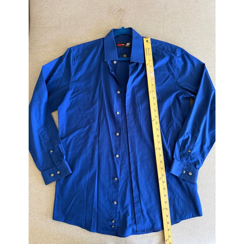 Bundle of 4 JF J.Ferrar Slim Fit Dress Shirts - Size M (15-15.5) - Multi-Color